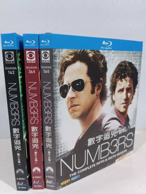 Numb3rs Season 6 1+6 (2023) Blu-ray BD 12 Disc   TV