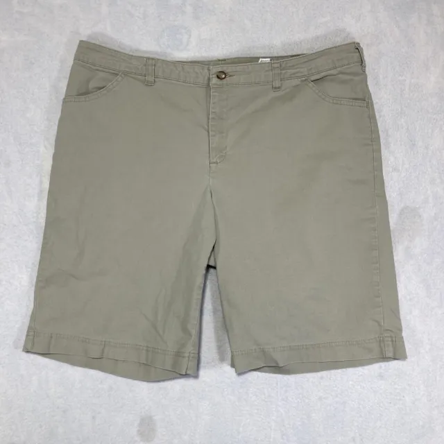 Dickies Chino Shorts Women's Size 18 Beige Pockets