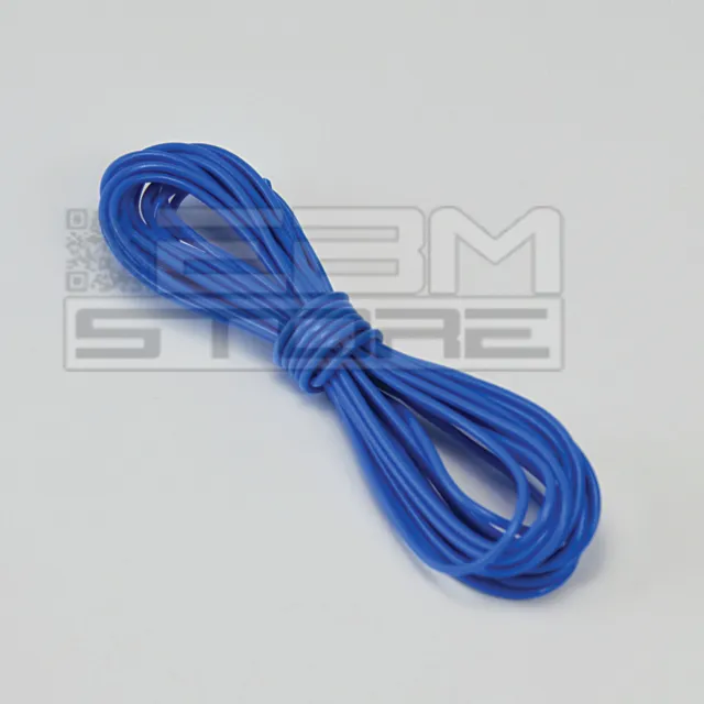 3 mt cavo unipolare BLU flessibile 0,22 mmq cavetto cordina filo - ART. HC10