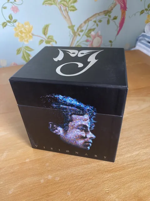 Michael Jackson VISIONARY Box Set 20 CDs & DVD's The Video Singles Complete