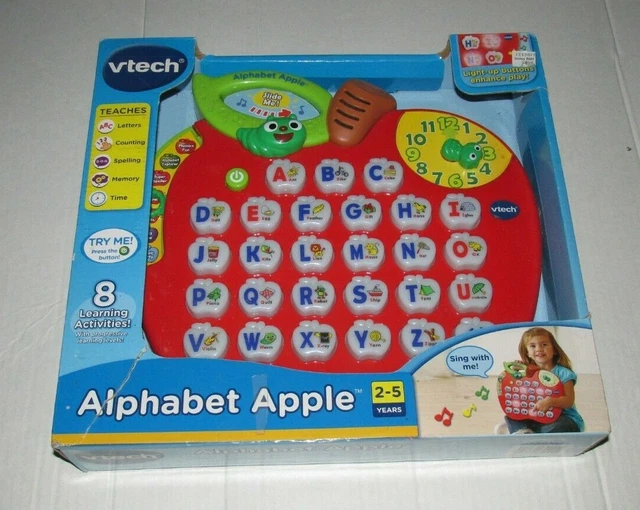 VTECH ALPHABET APPLE ABC Learning Toy Preschool Toy Teaching Home ...