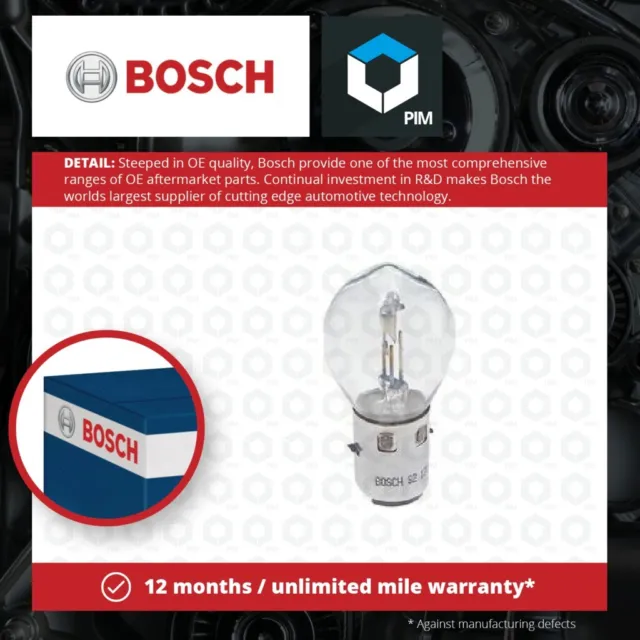 Pure/Lt S2 12v 35/35w Ba20d fits LADA 110 1.5 2.0 97 to 00 Genuine Bosch Product