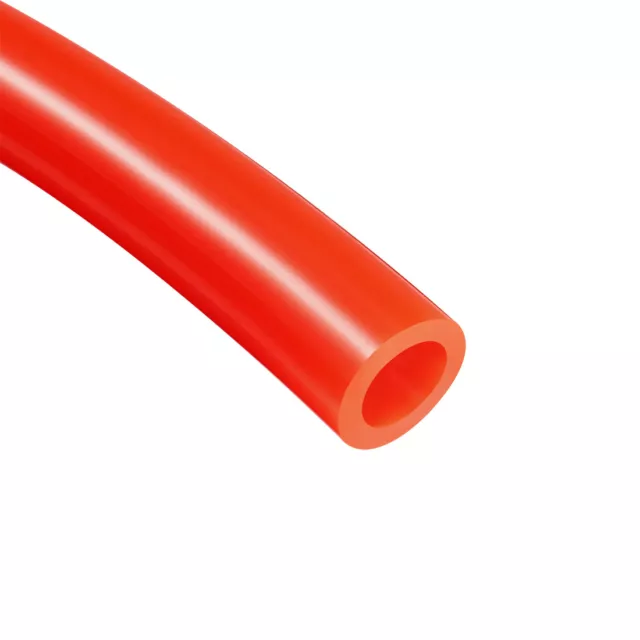 10mmx6.5mm Tuyau Flexible PU air pneumatique 5 mètre tube 16.4ft Rouge