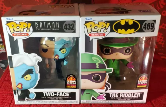 TWO-FACE FUNKO POP #432 LA Comic Con Exclusive MINT WITH POP