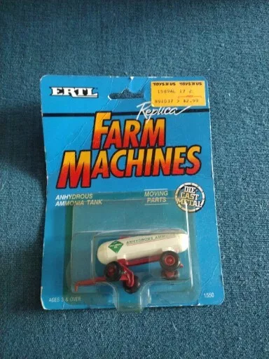 MOC 1990 Ertl Farm Machines die cast replica - Anhydrous Ammonia Tank