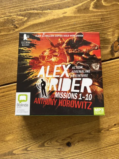Alex Rider Missions 1 - 10 Mp3 Cd Box Set  10 Discs 10 Missions