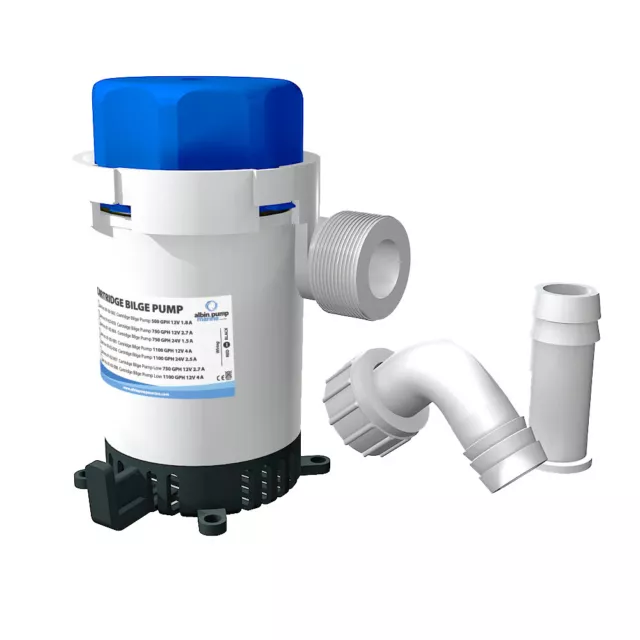 Albin Pump Marine 01-02-002 Cartridge Bilge 500Gph 12V