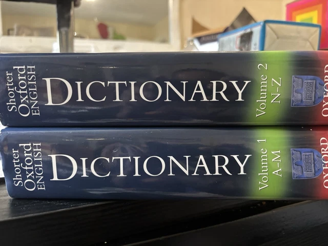 TWO-VOLUME SET OF the Shorter Oxford English Dictionary £52.70