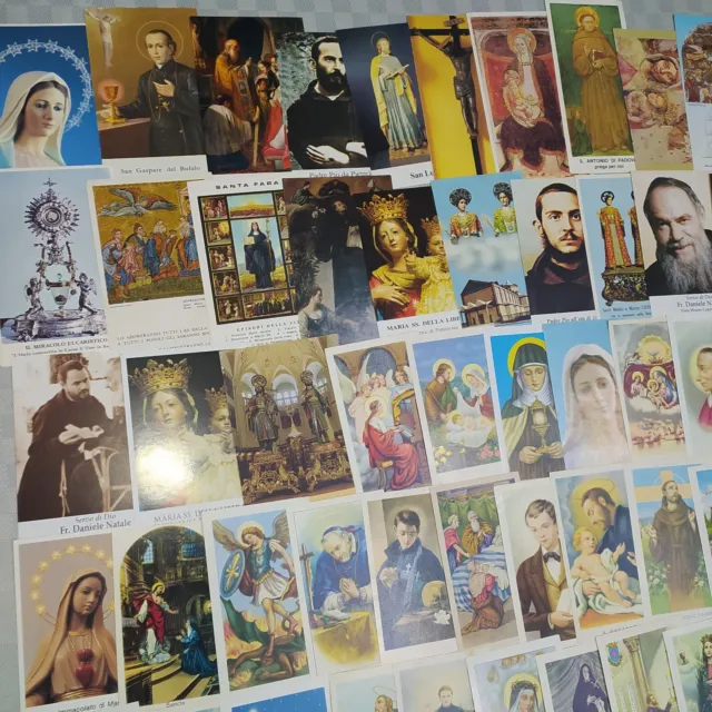 #5 Lotto 145 Santini Da Collezione Santi Beati Immagini Religiose Tutti Diversi 2