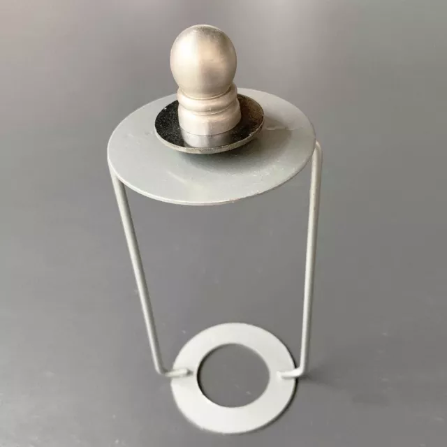 Schirmhalter Schirmträger für E14 Fassungen Silber Halterung Lampe