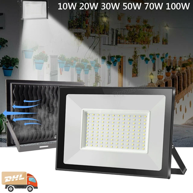 LED Strahler Außen 10W 20W 30W 50W 70W 100W Garten Fluter Leuchte Scheinwerfer
