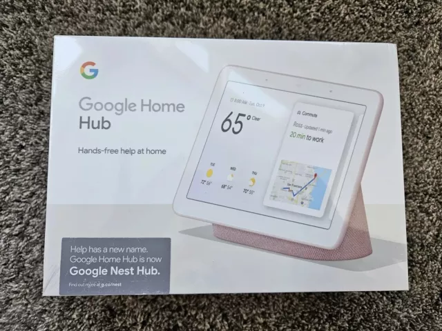 Google Nest Hub 7" Smart Display - sand - Brand New In Sealed Box (GA00517-US)