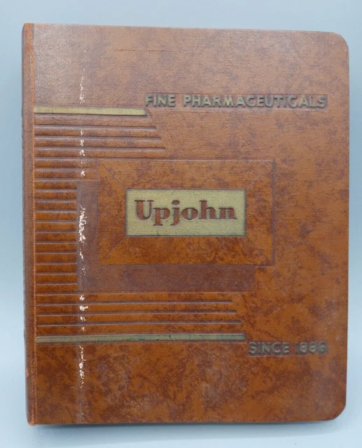 Upjohn Complete Catalog Edition 60 1959 - Loose-leaf Binder Upjohn Complete Catalog Edition 60 1959 - Loose-leaf Binder