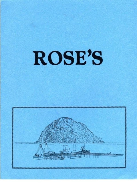 Rose's Dinner House Restaurant Lunch Early Bird & Dinner Menu TIKI Special 1970s