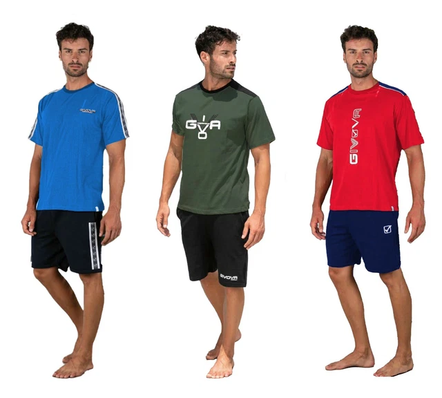 fuori acqua / completo / tuta uomo GIVOVA HOMEWEAR estivo COTONE colori shorts