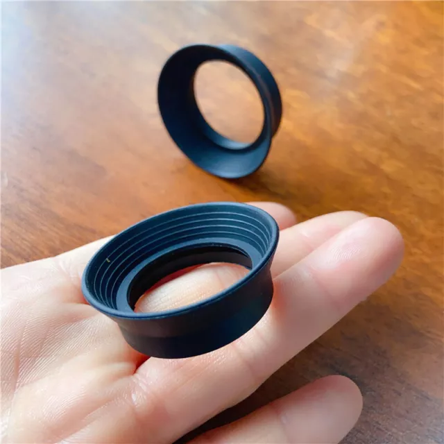 2PCS 29-31MM Rubber Eye Guards for Microscope Telescope Eyepiece