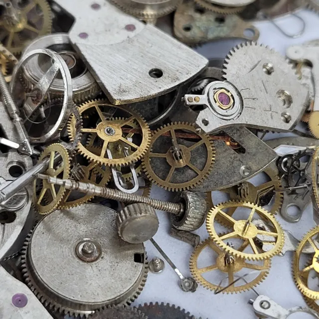 Big 50g Pack Assorted Watch Parts | Gears Cogs etc | Steampunk Jewellery 2