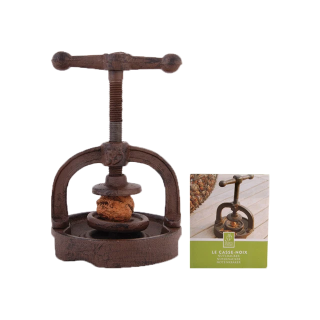 Esschert Design Nussknacker Gusseisen braun Landhaus Landhausstil