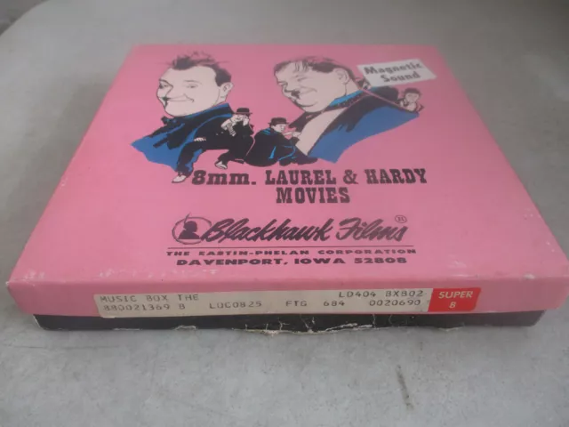 Vintage Laurel & Hardy The Music Box Blackhawk Films Super 8 Film Reel
