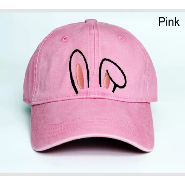 Bunny Ears Embroidered Hat, Funny Baseball Cap, Trucker Hat,Cute Gift For Friend