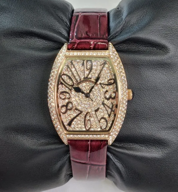 Christian Van Sant Womens CV4822 Elegant Analog Display Quartz Rose Gold Watch