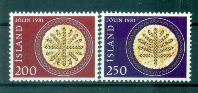 Islande 1981 - Y & T n. 527/28 - Noël (Michel n. 574/75)