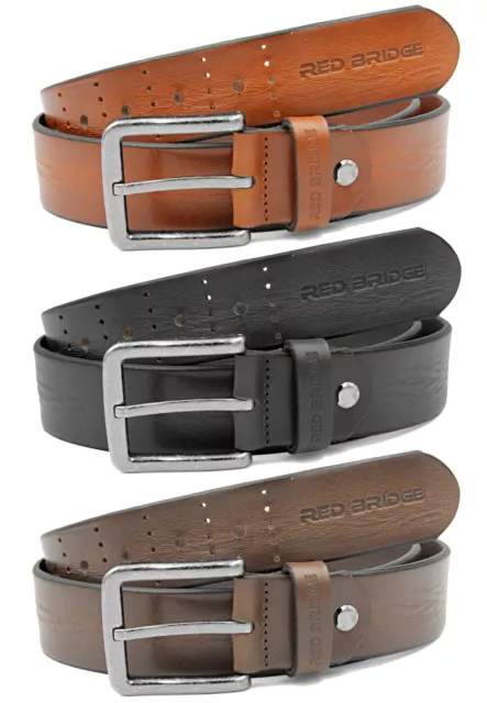 Redbridge Hommes Ceinture Cuir Véritable en pour Jeans 7032