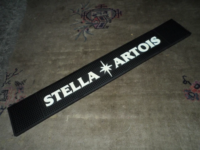 Stella Artois rubber bar runner wetstop drip mat man cave