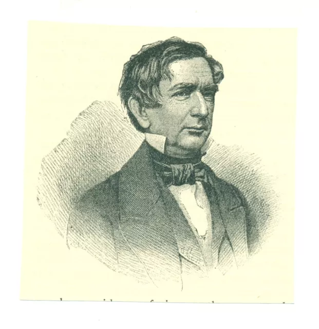 1894 Vintage Print WILLIAM HENRY SEWARD (1801-1872) SV1.