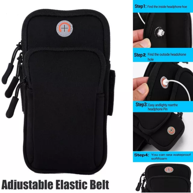 Sports Armband Running Jogging Gym Arm Band Pouch Holder Bag Case For Phone