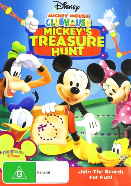 409a New Sealed Disney Mickey Mouse Clubhouse Mickeys Treasure Hunt Dvd R4 1580 Picclick Au 