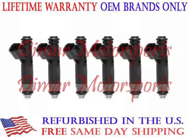 Fuel Injector Set (6) for 1999-2001 Mustang 3.8L V6