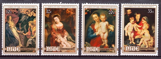 Niue 189-192 postfrisch Rubens, Kunst, Madonnen #HO422