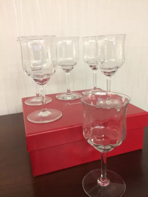 Verres à vin rouge service Capri en cristal de Baccarat 59 dispo/Prix à la pièce 3