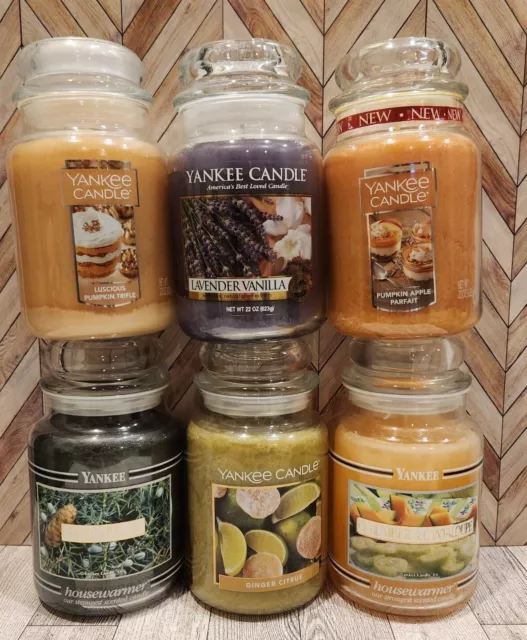 Yankee Candle Large Housewarmer 22oz CHOOSE YOUR SCENT BUY MORE & SAVE
