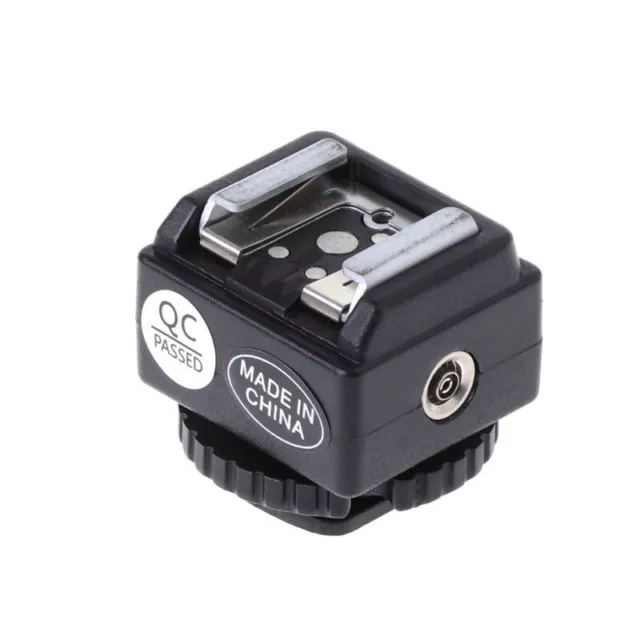 Hot Shoe Converter Photographers Adapter Black Camera Practical Useful