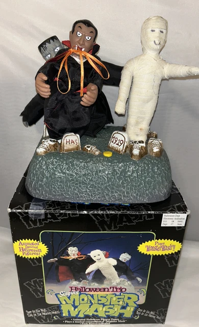 VINTAGE GEMMY HALLOWEEN Monster Mash Trio Sings W Box Doesn t Dance 