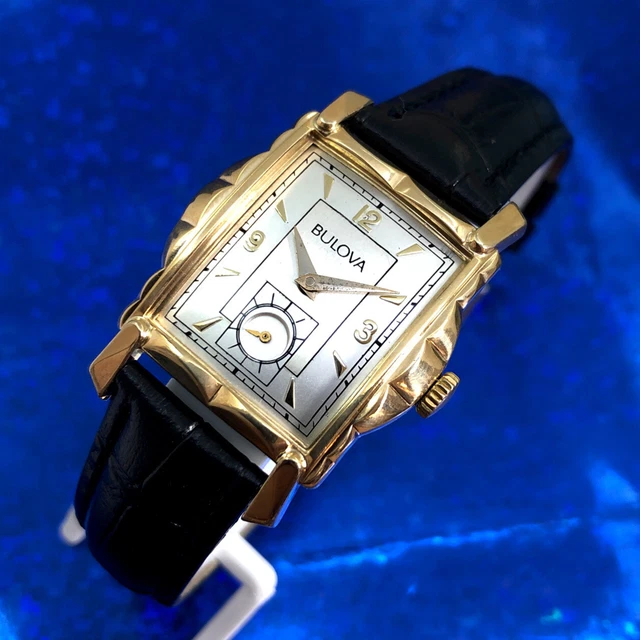 Vintage 1959 Man’s BULOVA AMBASSADOR Stunning Fancy Case Fully Serviced WARRANTY