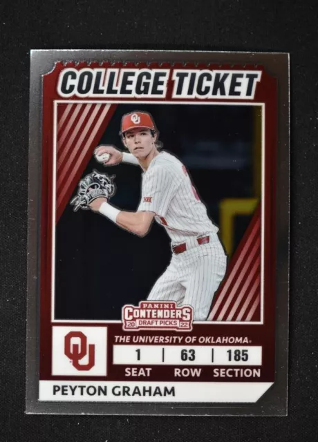 2022 Elite Extra Edition College Tickets Optic #CTO-15 Peyton Graham