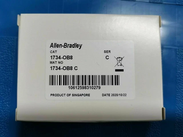 New Factory Sealed AB 1734-OB8 SER C POINT I/O 8 Point Digital Output Module