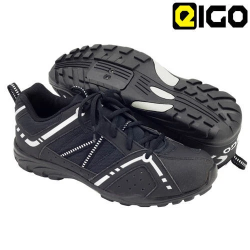 New Cycling EIGO CENTAUR Lace Up Touring Shoe, Black Free P&P
