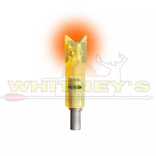 Burt Coyote Lumenok Lighted Crossbow Bolt Nocks - Orange - Single - GTC1