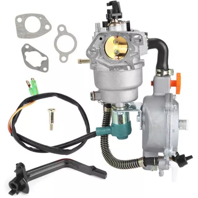 Dual Fuel Propane/Gasoline Carburetor for Honda 188F 190F GX340 GX390 GX420