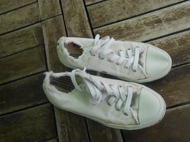 Baskets No Blues Taille 37 - Noires Et Grises, Semi-montantes, En Toile Et Caoutchouc