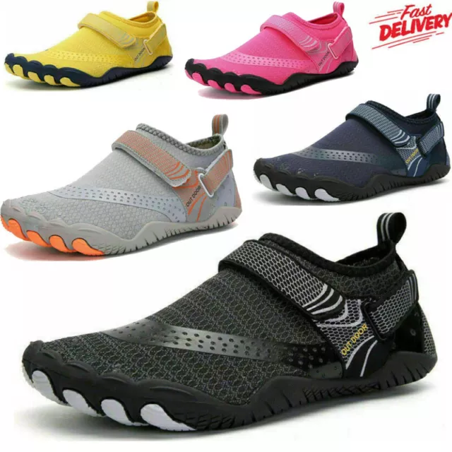 UK Womens Mens Water Shoes Aqua Shoes Beach Swim Barefoot Non Slip Surfing Size