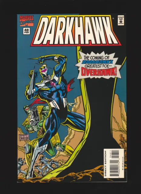 Darkhawk # 48 - 1st Overhawk cameo NM- Cond.