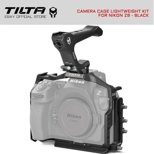 Tilta Par Nikon Z8 Camera Cage Lightweight Kit Top Handle Filmkamera Cable Clamp