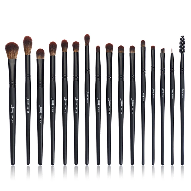 Jessup Pinselset 16St Augen Make up Pinsel Lidschatten Eyeliner Concealer Brush