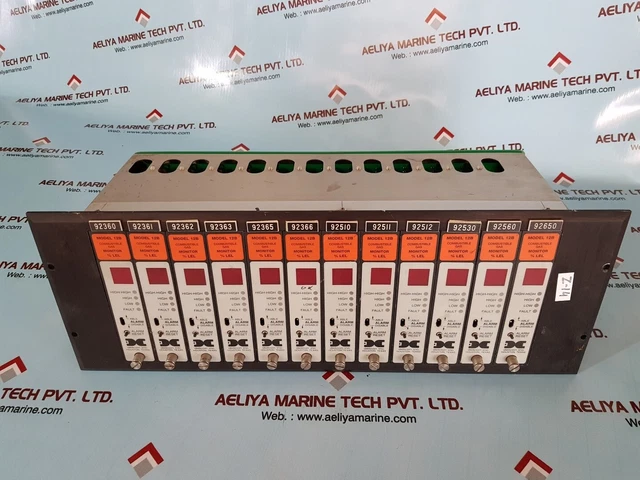 DETCON MODEL 12B Combustible Gas Monitor Module Rack EUR 6.194,96 ...