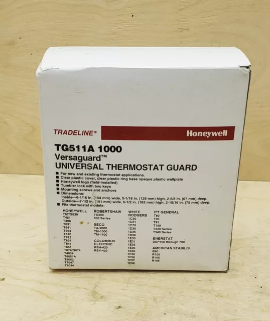 Honeywell TG511A 1000 Versaguard Universal Thermostat Guard - NEW in Box